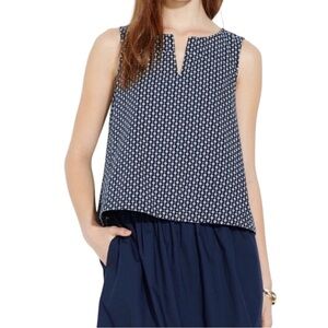 Madewell Blue & White Women’s Daisy Dot Sleeveless Top